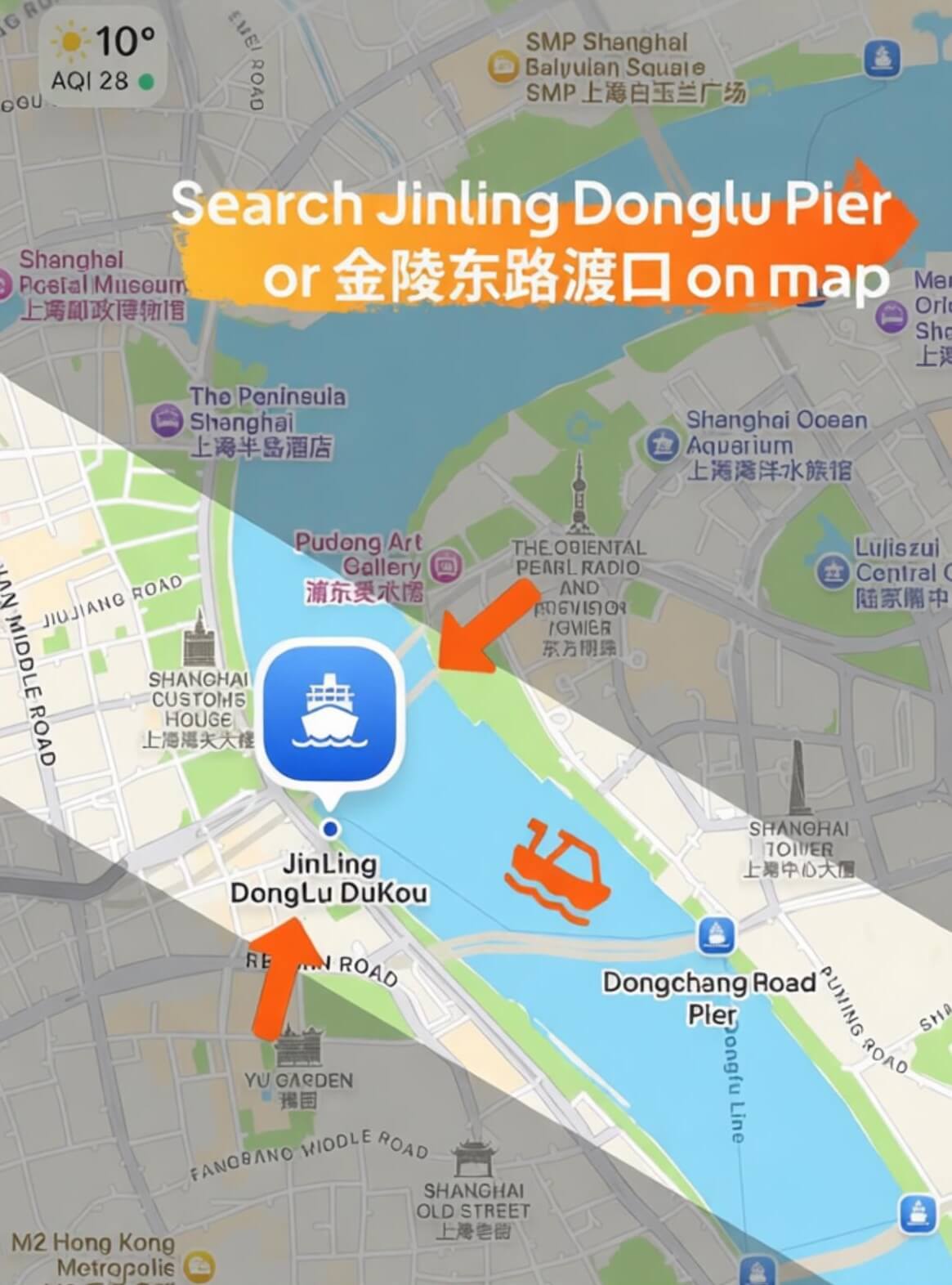 Ferry Map